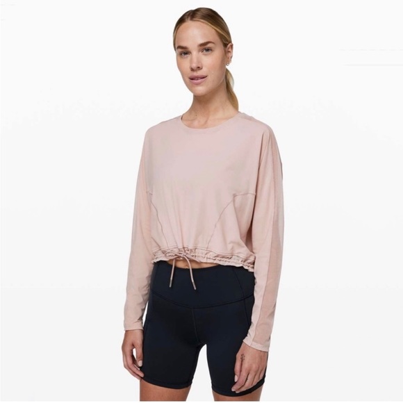 lululemon athletica Tops - Lululemon Reach for the Run Long Sleeve Sz 8